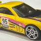 Hot Wheels 2025 - Collector # 163/250 - HW: '70s vs. '90s 9/10 - '95 Mazda RX-7 Drift - Yellow / #95 - International Card
