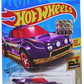 Hot Wheels 2019 - Collector # 042/250 - Baja Blazers 5/10 - Hi-Beam - Purple - USA Card with Factory Set Sticker