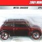 Hot Wheels 2009 - Classics Series 5 # 15/30 - 2001 Mini Cooper - Spectraflame Red - 5 Spokes with Redlines - Metal/Metal