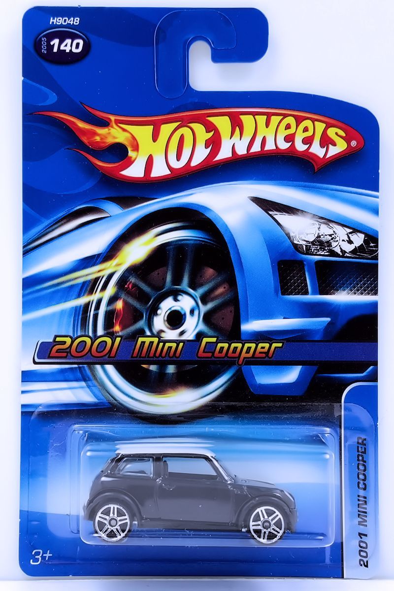 Hot Wheels 2001 Mini Cooper Die-Cast Car - Black, #140, 1:64 Scale