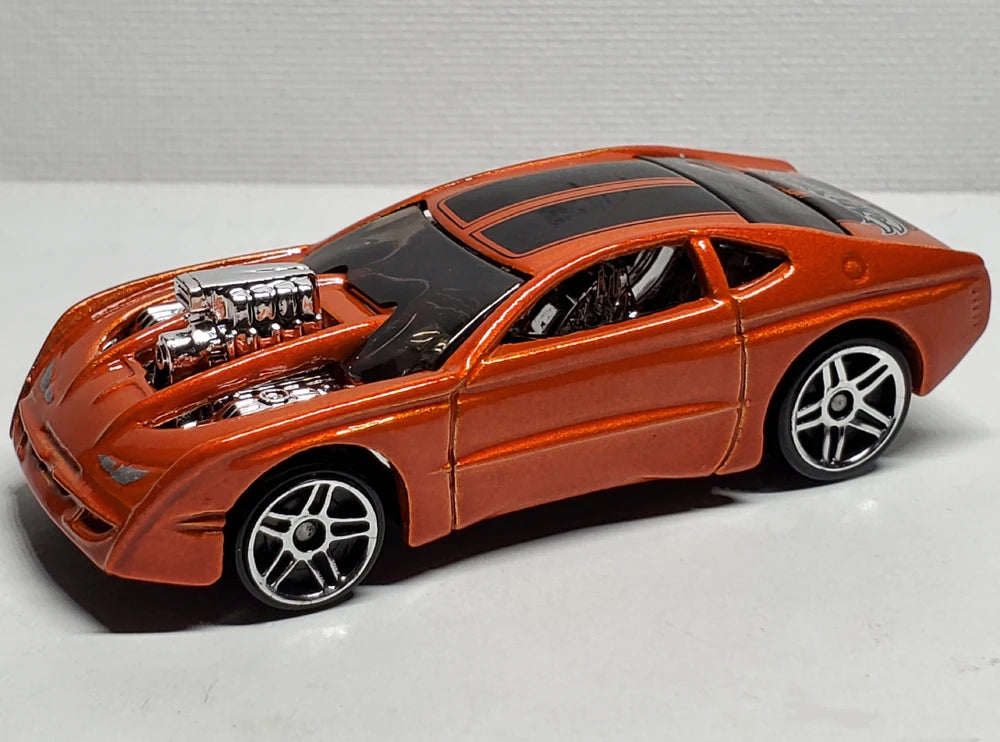 Hot Wheels 2002 - Collector # 214/240 - Overboard 454 - Orange - China - USA '35th Anniversary' Card