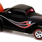 Hot Wheels 2007 - HWC / RLC Rewards Priority Cars 1/4 - '36 Ford Coupe - Black - Neo-Classic Wheels - Metal/Metal - Special Scenic Cards - Limited to 4,768 - Kar Keeper