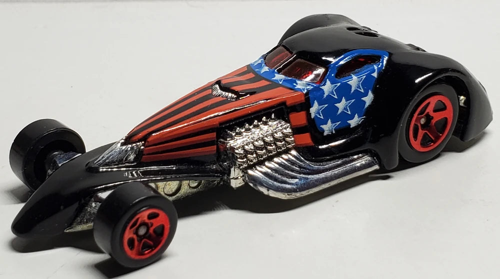 Hot Wheels 2008 Theme Fourth of July Series Hammered Coupe Bla KMJ Diecast II