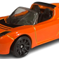 Hot Wheels 2023 - Collector # 217/250 - Then and Now 06/10 - Tesla Roadster - Orange - USA