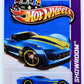 Hot Wheels 2013 - Collector # 209/250 - HW Showroom / Corvette 60th Anniversary - 2009 Corvette Stingray Concept - Blue - KMart Exclusive - USA Card