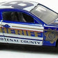 Hot Wheels 2012 - Collector # 167/247 - HW Main Street 7/10 - 2010 Ford Mustang GT - Blue / Sheriff - USA Card
