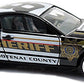 Hot Wheels 2012 - Collector # 167/247 - HW Main Street 7/10 - 2010 Ford Mustang GT - Black / Sheriff - USA Card