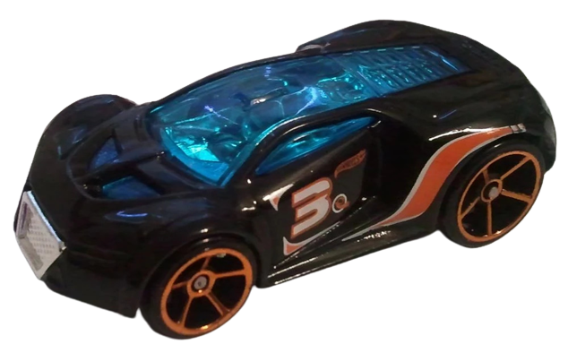 Hot Wheels 2011 - Collector # 080/244 - Track Stars 15/15 - Ultra Rage - Black - USA