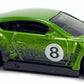 Hot Wheels 2020 - Collector # 246/250 - Nightburnerz 1/10 - New Models - 2018 Bentley Continental GT3 - Green - International Short Card