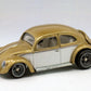 Hot Wheels 2019 - Premium / Car Culture / Cruise Boulevard 5/5 - Volkswagen 'Classic Bug' - Gold - Metal/Metal & Real Riders - NEW Casting!