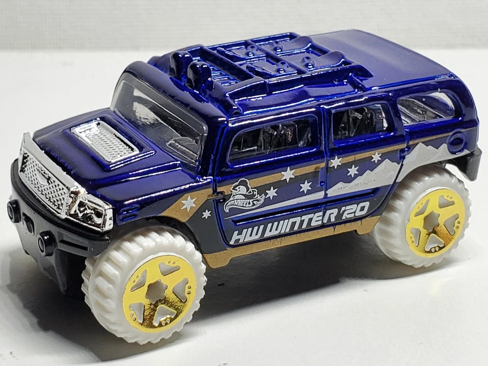 Hot Wheels 2020 - Holiday Hot Rods 4/6 - Rockster - Blue - Walmart Exclusive