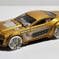 Hot Wheels 2020 - Holiday Hot Rods 5/6 - Torque Twister - Gold Metalflake - Walmart Exclusive
