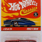 Hot Wheels 2005 - Classics Series 1 # 13/25 - 1963 T-Bird - Spectraflame Magenta / White Stripes - 5 Spokes with White Lines - Metal/Metal