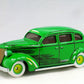 Hot Wheels 2024 - Premium / Pop Culture / Batman - Action Comics #1 - Action Sedan - Glossy Green - Metal/Metal & Real Riders - Action Comics Card