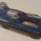 Hot Wheels 2024 - Collector # 223/250 - HW Dirt 7/10 - Hover Storm - Dark Blue Metalflake - USA 'Let's Race' Card