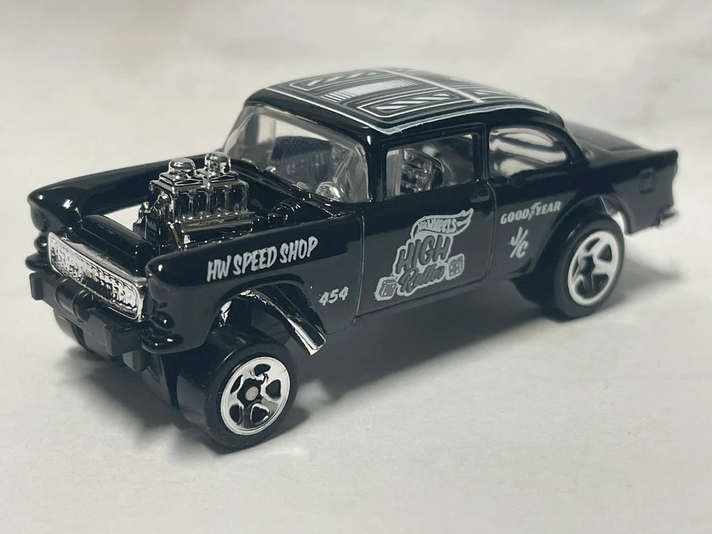 Hot Wheels 2025 - Gift Pack / 5 Pack - HW Gassers - Straight Pipes, '64 Chevy Nova Gasser, '55 Chevy Bel Air Gasser, '65 Mercury Comet Cyclone & Fast-Bed Hauler
