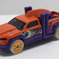 Hot Wheels 2025 - Theme / Happy Halloween Series 2/5 - Diesel Duty - Orange & Purple - Orange Chrome Skull Wheels - Grocery Store's Exclusive - Special Halloween Blister Card