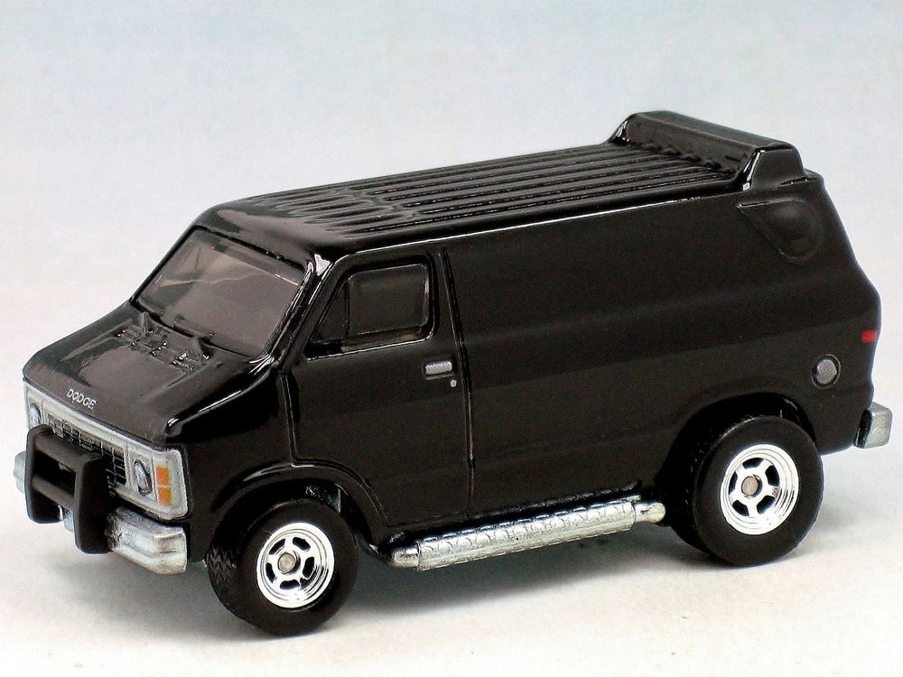 Hot Wheels 2025 - Premium / Pop Culture / Old School - 1979 Dodge Ram Van - Black - Metal/Metal & Real Riders - NEW Casting!