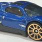 Hot Wheels 2025 - Collector # 225/250 - Peak Pursuit 4/10 - Pagani Utopia - Blu Francia - USA Card