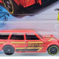 Hot Wheels 2020 - Collector # 146/250 - HW Speed Graphics 8/10 - Datsun Bluebird Wagon (510) - Red / MOMO - USA Card - ERROR! Rear Wheel has NO Ring!