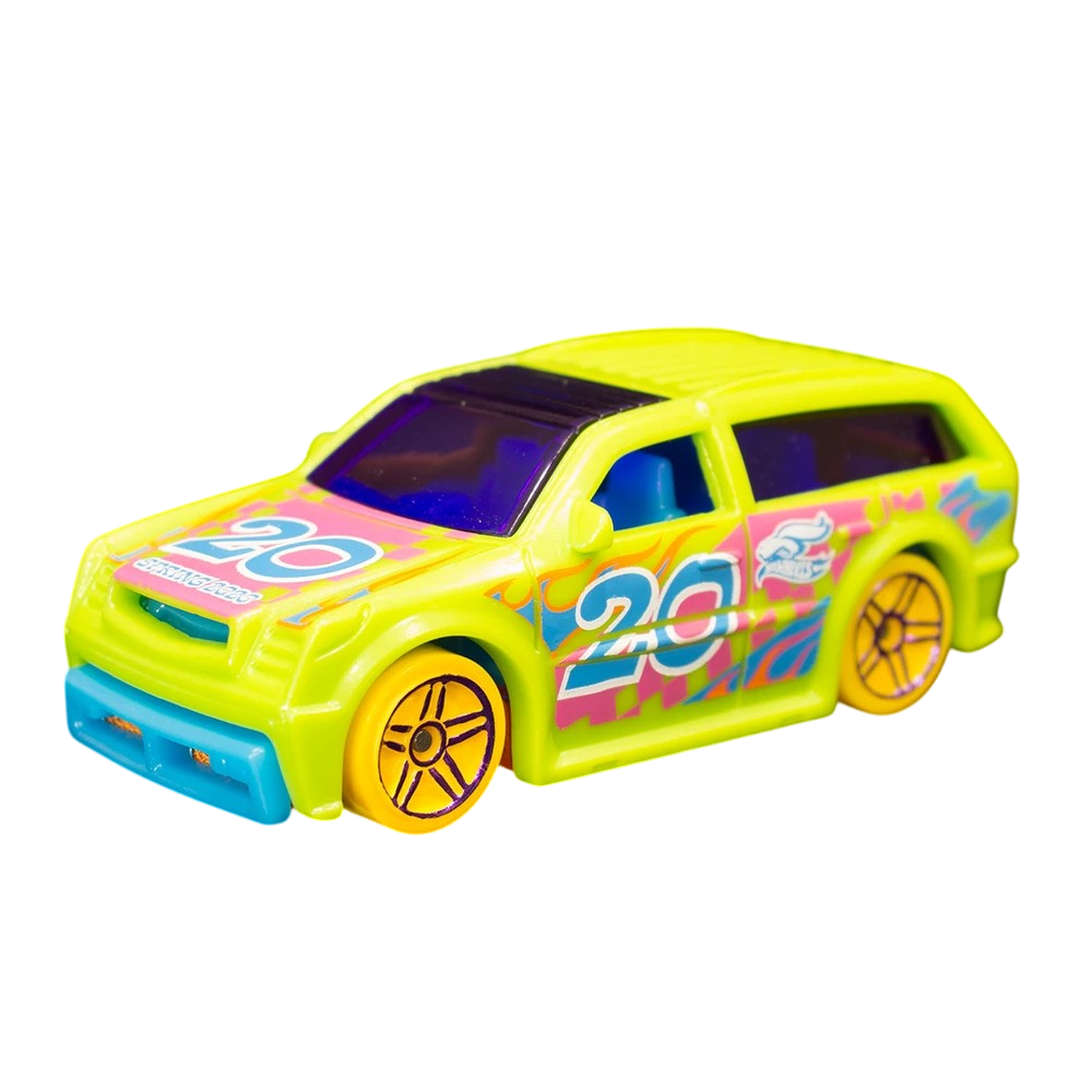 Hot Wheels 2020 - Spring / Easter Series 5/6 - Boom Box - Neon Green - Kroger Exclusive