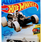Hot Wheels 2021 - Collector # 019/250 - HW Art Cars 01/10 - Rigor Motor - Matte Black - Gray Base & Exhaust - White Tires on Black Skull Wheels - USA Card