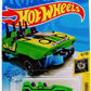 Hot Wheels 2021 - Collector # 053/250 - Experimotors 6/10 - Loopster - Green - Hands Down - Chrome Lip/Black OH5 Wheels - No Windows - Purple Interior - Light Blue Metal Base - International Card