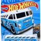 Hot Wheels 2021 - Collector # 055/250 - HW Metro 4/10 - Surfin' School Bus - White over Blue - USA