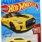 Hot Wheels 2021 - Collector # 079/250 - Then And Now 2/10 - '17 Nissan GT-R (R35) - Yellow - International Card