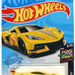 Hot Wheels 2021 - Collector # 105/250 - HW Race Day 6/10 - New Models - Corvette C8.R - Yellow / #4 - International Card