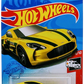 Hot Wheels 2021 - Collector # 215/250 - HW Rescue 4/10 - Aston Martin One-77 - Pale Yellow - Smoked Windows - Black Interior - Black Plastic Base - Gray PR5 Wheels - USA Card