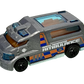 Hot Wheels 2022 - Collector # 205/250 - HW Rescue 5/10 - HW Rapid Response - Metalflake Gunmetal Gray / Ambulance - USA Card