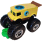 Hot Wheels 2022 - Monster Trucks / Nickelodeon 11/75 - Spongebob Squarepants - Yellow - Connect and Crash Car
