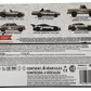 Hot Wheels 2023 - Theme Multipack / ZAMAC - Shelby Cobra 427 S/C / Nissan 370Z / Land Rover Series III Pickup / Aston Martin Vulcan / '52 Hudson Hornet / '68 El Camino - All ZAMACs - All Basic Wheels - Box Set 6 Vehicles