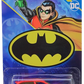 Hot Wheels 2023 - Theme / Mix 1 / Batman Series 05/20 / Robin - Audacious - Red - Green 5 Spoke Wheels - DC Comics Card