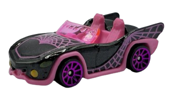 Hot Wheels 2024 Collector 003 250 HW Screen Time 01 10 New Models Monster High Ghoul Mobile Black Pink Spider Web USA Monster High