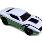 Hot Wheels 2024 - Collector # 006/250 - HW Dream Garage 01/05 - Custom Otto - White - Black & Aqua Stripes - M5 Wheels - USA Card