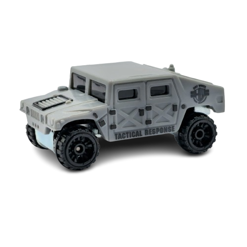 Hot Wheels 2024 Collector 033 250 HW First Response 4 10 Humvee Gray Tactical Response USA Card
