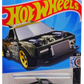 Hot Wheels 2024 - Collector # 050/250 - Rod Squad 03/05 - Limited Grip - Matte Dark Olive Green / 'HWGRFX' / Yellow Flame - Yellow 5SP Wheels - USA Card