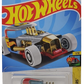 Hot Wheels 2024 - Collector # 061/250 - HW Art Cars 1/10 - Mod Rod - Gray Metallic / "C" on Roof - White Tires, 5 Spokes Rear & Aero Disc Front - USA Card