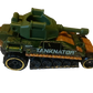 Hot Wheels 2024 - Collector # 119/250 - HW Ride-Ons 03/05 - Tanknator - Dark Green - USA 'Let's Race' Card