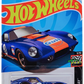 Hot Wheels 2024 - Collector # 122/250 - HW Race Day 05/10 - Shelby Cobra "Daytona" Coupe - Gulf Racing Dark Blue / #3 - 5SP Wheels - international Card