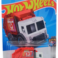 Hot Wheels 2024 - Collector # 160/250 - HW Metro 8/10 - Total Disposal - White Cab / Red Container - International 'Let's Race' Card