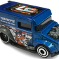 Hot Wheels 2024 - Collector # 164/250 - HW Art Cars 10/10 - New Models - Mailed It! - Blue / 'Y' on Roof - USA 'Let's Race' Card