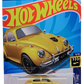 Hot Wheels 2024 - Collector # 186/250 - HW Screen Time 9/10 - Bumblebee (VW Bug) - Metalflake Gold / Transformer Logo on Front Lid - International 'Transformers' Card