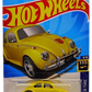Hot Wheels 2024 - Collector # 186/250 - HW Screen Time 9/10 - Bumblebee (VW Bug) - Yellow / Transformer Logo on Front Lid - USA 'Transformer' Card