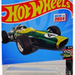 Hot Wheels 2024 - Collector # 188/250 - HW Race Day 8/10 - '67 Lotus Type 49 - Dark Green  / #5 / Yellow Stripe / Gray Driver - USA Card
