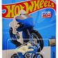 Hot Wheels 2024 - Collector # 190/250 - Factory Fresh 10/10 - New Models - 1966 Triumph Tiger 100 - Blue / #79 - USA Card