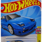 Hot Wheels 2024 - Collector # 211/250 - HW: The '90s 6/10 - '96 Nissan 180SX Type X - Sky Blue - White Lace Wheels - IC