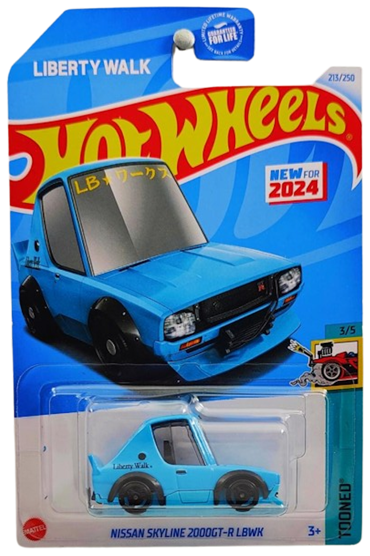 Hot Wheels 2024 - Collector # 213/250 - Tooned 3/5 - New Models